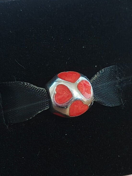 Pandora Jewelry - Authentic Retired Pandora Love You Red Enamel Charm 790543EN17